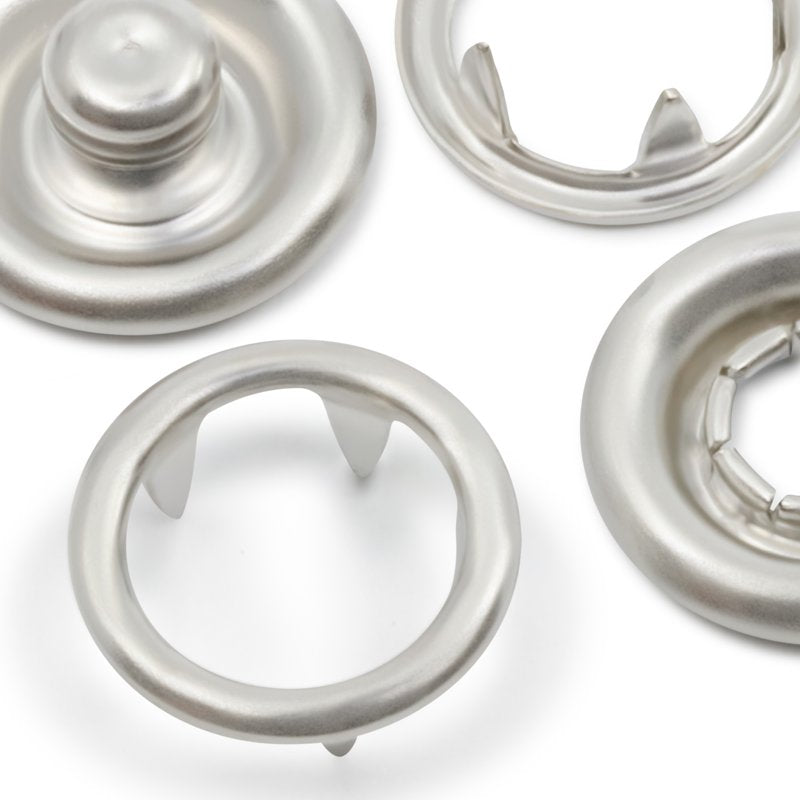 Snap Fastener Kit with Tool for Light & Medium Fabric - 10 Sets