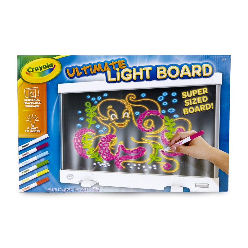 Light-Up Drawing Tablet for Kids with LED Effects & Tracing Panel - Creative Art Toy for Ages 6+
