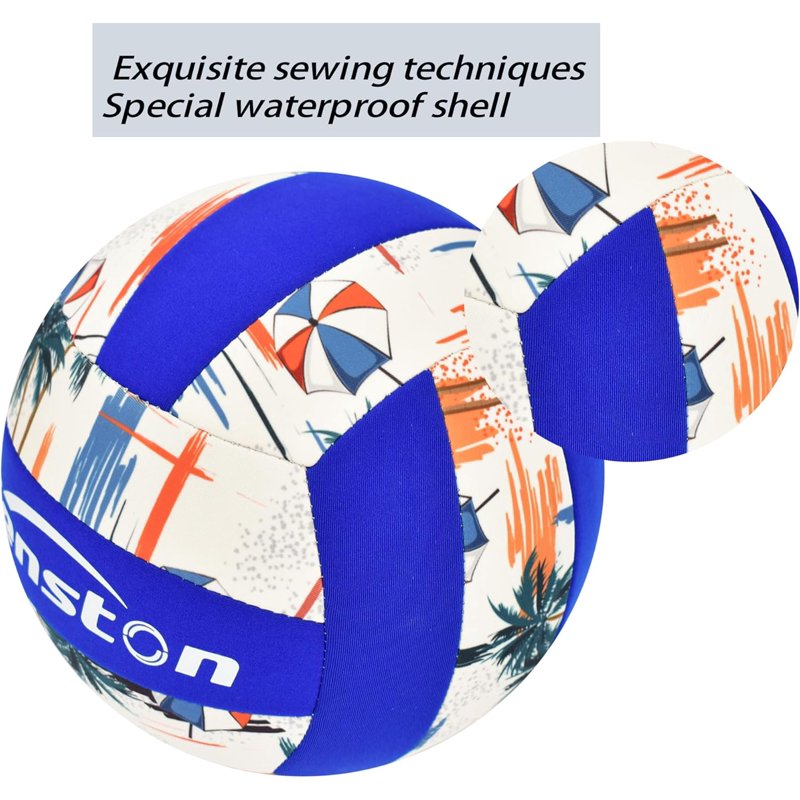 Water Pool Volleyball Size 5 for Indoor Outdoor Water Activities - Lightweight Neoprene Beach Game