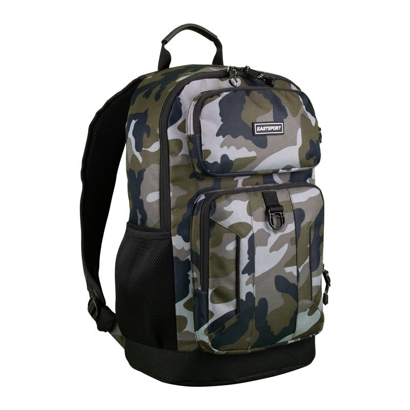 Unisex Camouflage Backpack with Laptop Sleeve & Water-Resistant Base