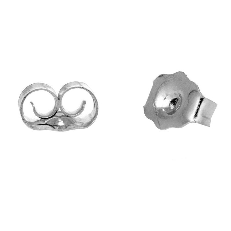 14K Gold Earring Back Post Nuts - White, Rose & Yellow Gold Options