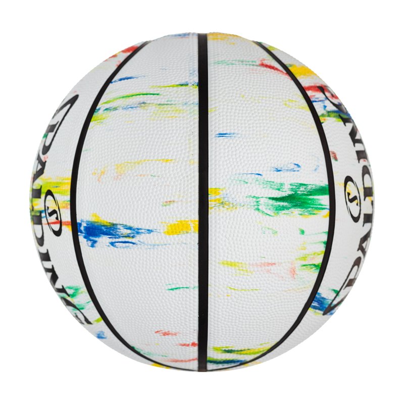 Outdoor Basketball - Marble Series Multi-Color 29.5 Inch Size 7 - Spalding