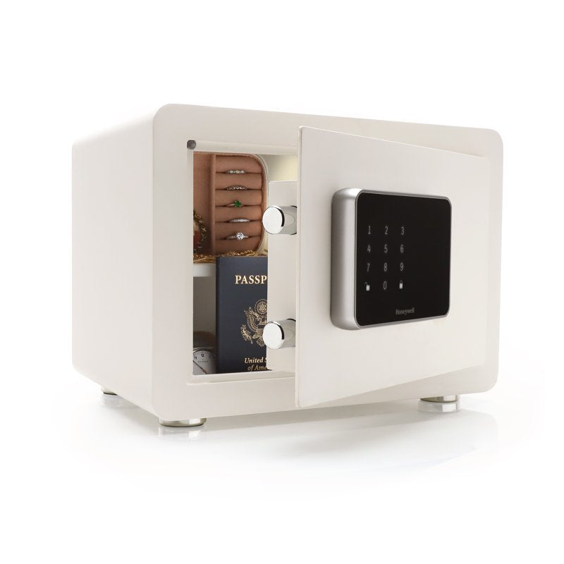 Bluetooth Touch Digital Security Safe 0.60 cu ft - Ivory