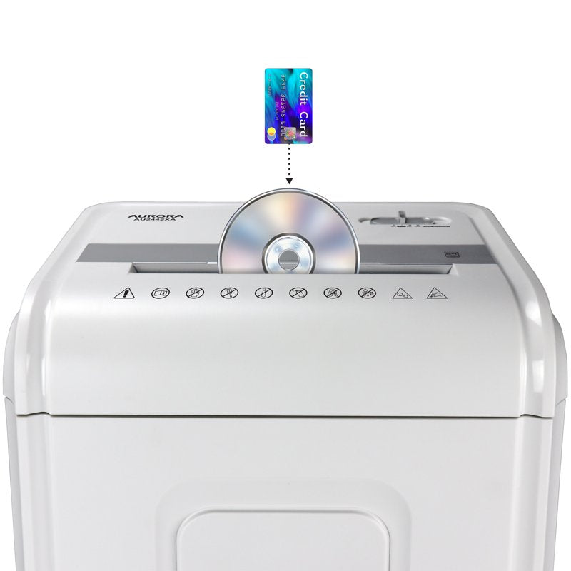 Heavy Duty Crosscut Paper Shredder 24 Sheets with 7-Gallon Pullout Basket