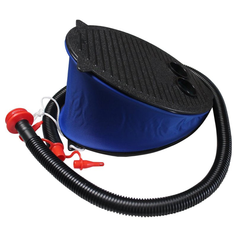 Intex Bellows Foot Pump, 0.8 L/Stroke, 11.5" Diameter with 3 Nozzles — Inflate & Deflate Air Mattresses & Floats