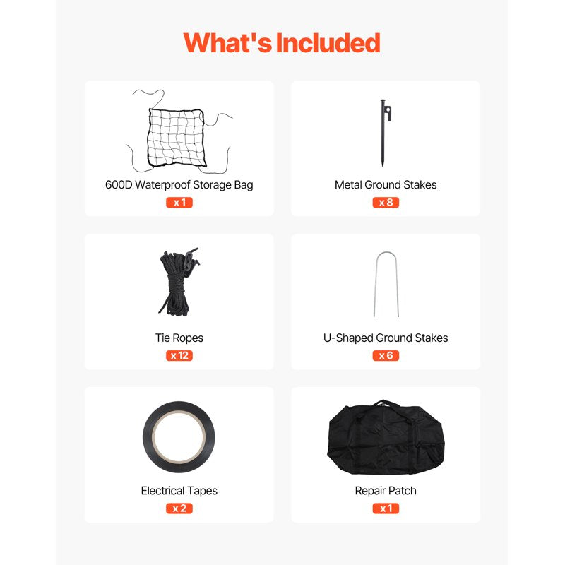 Portable Baseball Batting Cage 19.9x12 ft HDPE Steel Frame Backyard Training