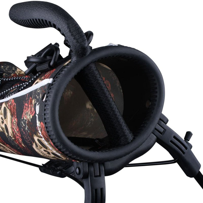 Orlimar Pitch ’N Putt Sunday Stand Golf Bag – Light Weight Day of the Dead Variation