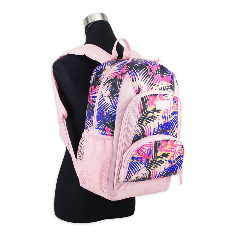 Unisex Triple Pocket Backpack with Padded Straps and Multiple Compartments