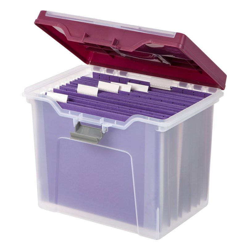 Lockable File Cabinets with Organizer Lid - Office Depot Polypropylene Storage Box
