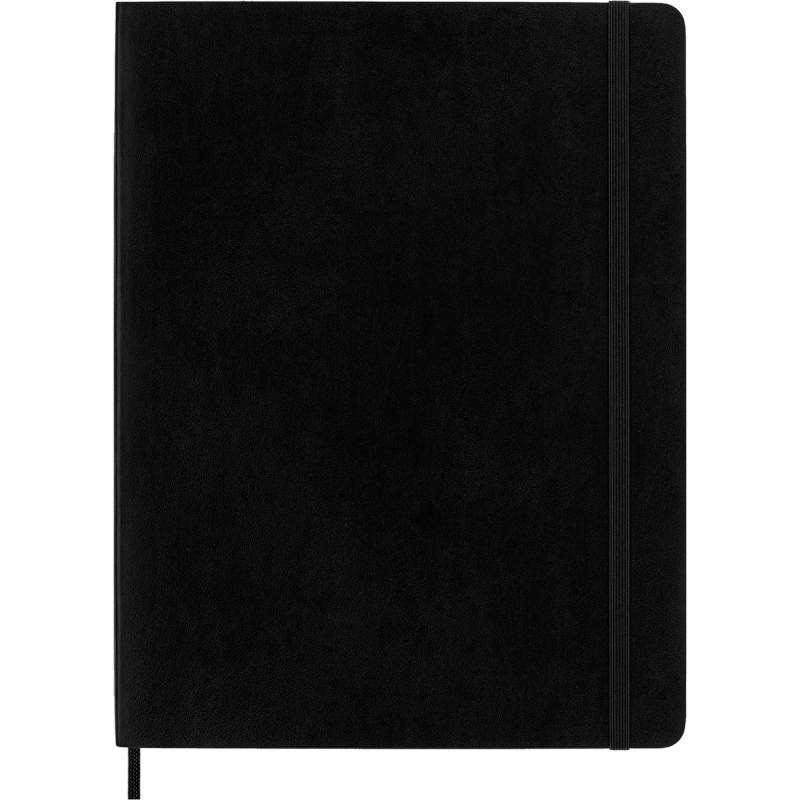 Moleskine Classic Notebook XL Soft Cover Black - Ruled Journal for Writing & Sketching