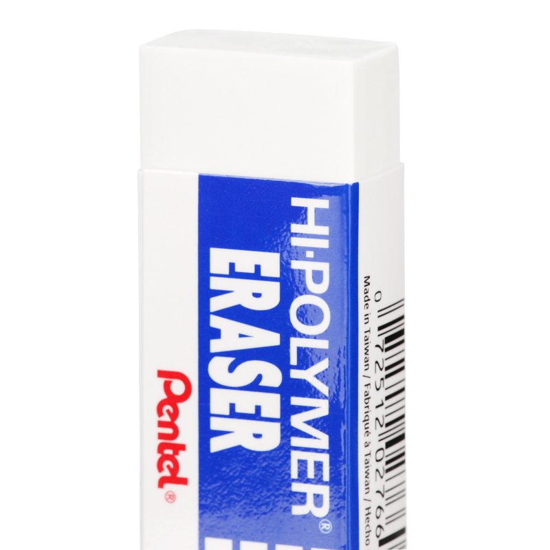 High-Quality Pencil Block Eraser Pack for Precise Erasing - White