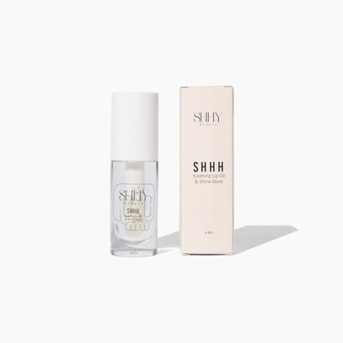 Shyy Beauty SHHH Vitamin E Lip Oil, Hydrating Clear Lip Oil Gloss for Women, Dry, and Damaged Lips Glow with Vitamin E, Non-sticky Nourishing Lip Oil