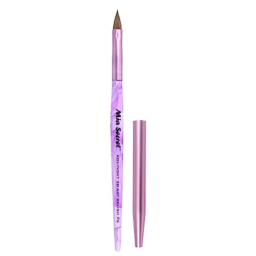 Nail Brushes with Kolinsky Squirrel Hair by Mia Secret Store