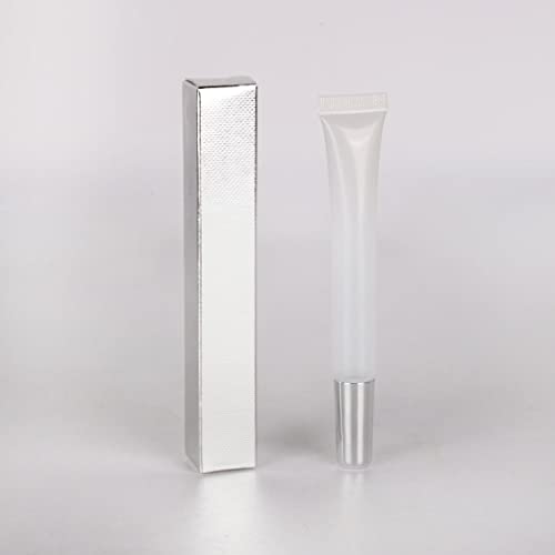 COSIDEA 50 pcs small silver Kraft paper box 22 * 22 * 137 paper packing box for lip gloss mascara