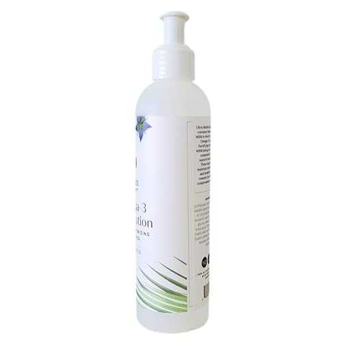 Griffin Remedy Omega-3 Body Lotion-Unscented with Organic MSM and Essential Oils, Ultra Moisturizing, All Natural, Paraben Free, Sulfate Free 8 fl oz