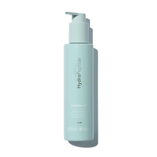 HydroPeptide Cleansing Gel, Toning Face Wash, Effectively Removes Makeup, Dirt, and Excess Oil without Irritation, 6.76 Ounce