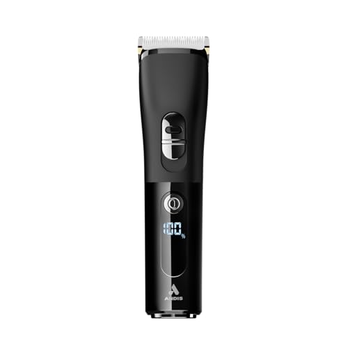 Andis 560547 Envision Cordless High-Speed Hair Clipper, 21-Piece Kit, Adjustable Blade, 1.5¡± LED Digital Display Screen, Black