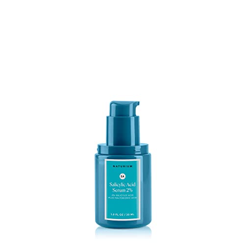 Naturium Salicylic Acid Serum 2%, Blemish Treatment with Maltobionic Acid, 1 oz