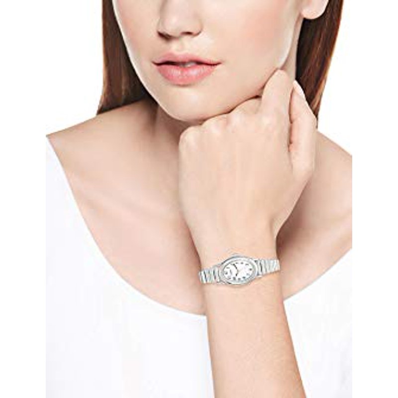 Women's Stainless Steel Watch with Expansion Band - Multiple Colors