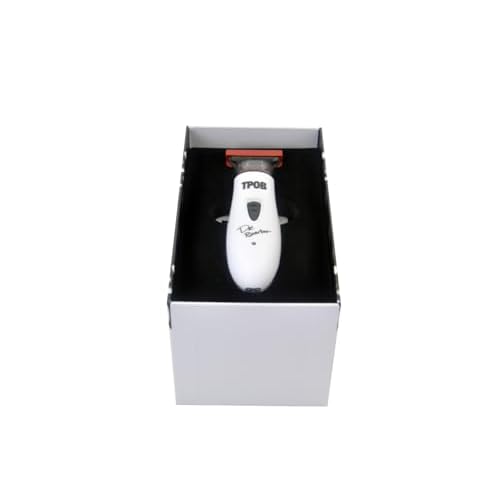 TPOB Ghost X Beard Trimmer Hair Clippers for Men, Professional Hair Trimmer DLC Blade Trimmer Cordless Rechargeable Edgers Clippers Electric Beard Trimmer Shaver for Home use or Barber (Ghost X White)