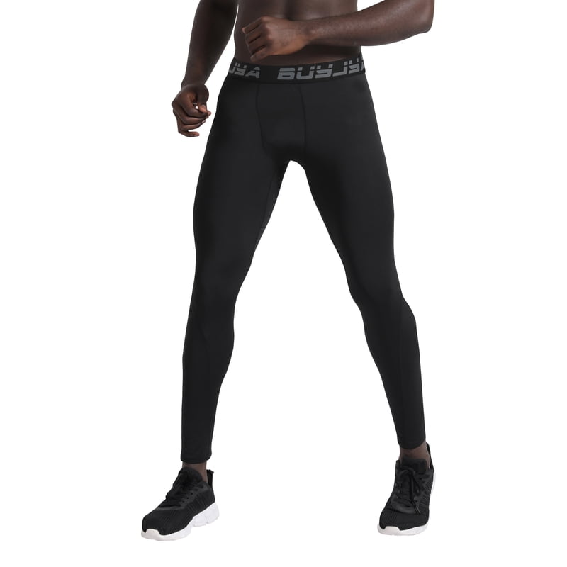 Men's Athletic Leggings Set - Performance Sports Tights for Workout & Running