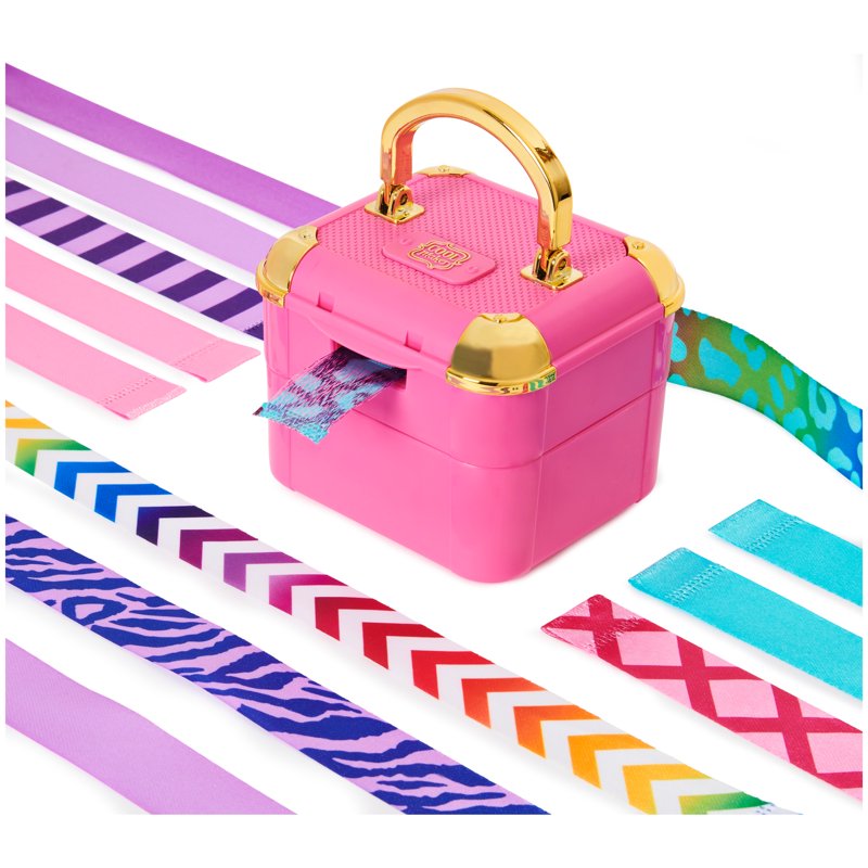 Kids DIY Hair Extension Maker Kit with 12 Customizable Extensions & Accessories