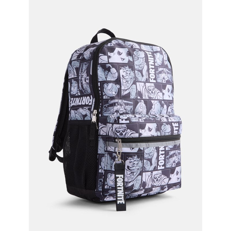 Fortnite 17" Backpack for Boys – Black School/Laptop Carrier