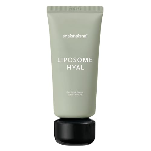 shaishaishai LIPOSOME HYAL Cica Deep Hydration & Moisture Care Face Cream, Lightweight Formula for Instant Cooling & Soothing Relief, Non-Greasy Formula for Dry & Redness-Prone Skin, 1.69 fl oz