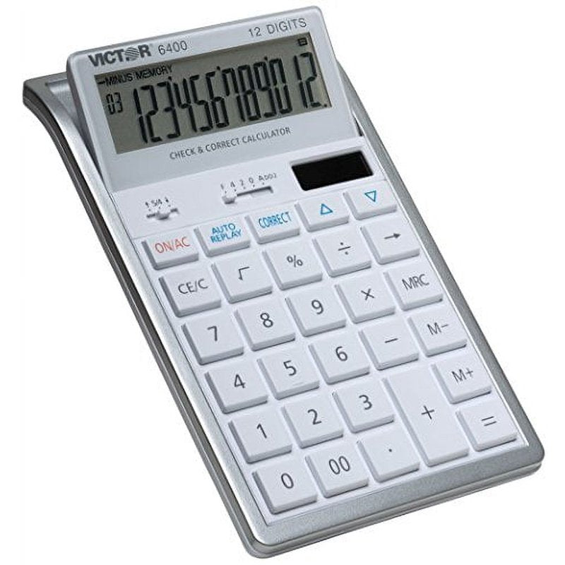 Check and Correct Desk Calculator 12-Digit Office Math Machine