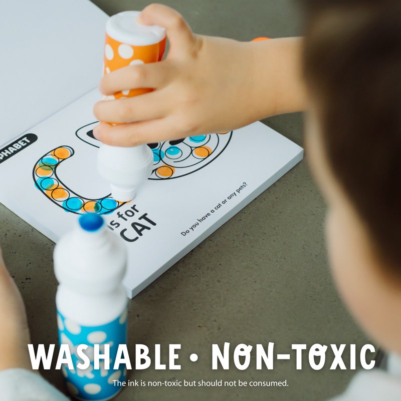 Kids Dot Art Activity Kit with Markers - Creative Art & Learning Set