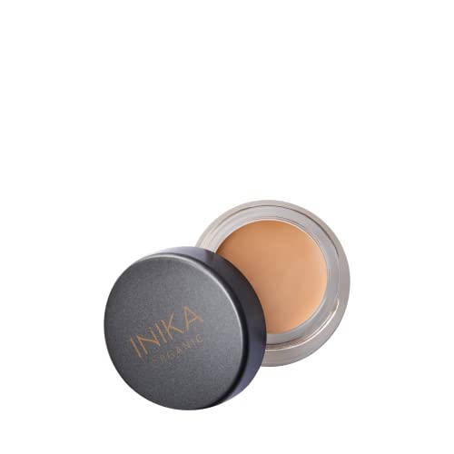INIKA Organic Full Coverage Concealer | Erase Dark Circles, Cover up Blemishes, Creamy formula, Vegan Ingredients, All Day Wear that Hydrates and Nourishes. Sand