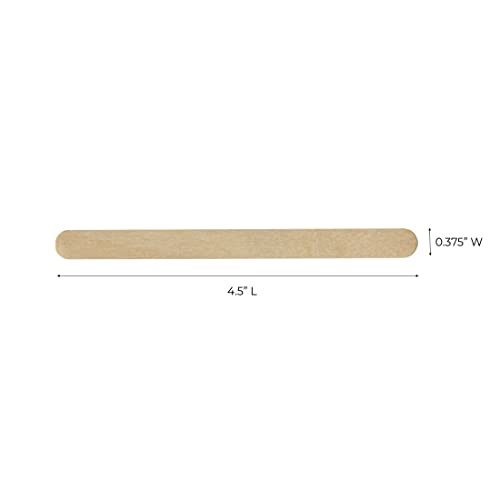 ForPro Professional Collection Premium Wood, Non-Sterile, Hair Removal Waxing Applicators, Medium, 4.5¡± L x .375¡± W, 500-Count