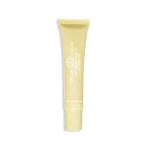 Rachel Couture Hydrating Lip Balm ? Non-Sticky, Natural Shine & Nourishment | Silky Smooth Finish with Luscious Scent - Vanilla