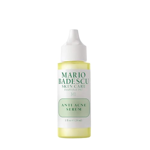 Mario Badescu Drying Lotion & Anti Acne Serum Bundle | Fast-Acting Blemish Spot Treatment & Clarifying Gel for Clogged Pores | With Salicylic Acid, Sulfur, Zinc Oxide & Glycerin