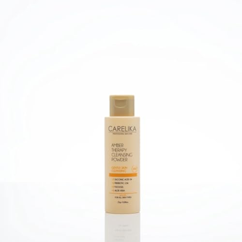 Amber Therapy Cleansing Powder, Aloe Vera ? Gentle Facial Cleanser for Mature & Combination Skin, 30g