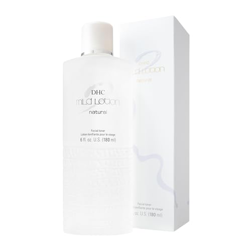 DHC Mild Lotion, Hydrating Liquid Lotion, Moisturizing, Calm and Soothe Sensitive Skin, Alcohol-Free, Fragrance and Colorant Free, Ideal for Sensitive Skin, 6 fl. oz.