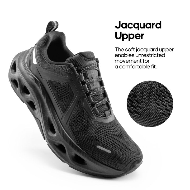 Men's Breathable Non-Slip Running & Training Shoes - Cushioned Support Fitness Sneakers