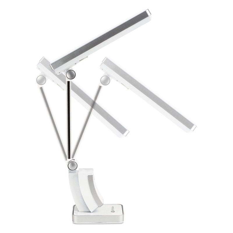 OttLite 13W Slimline LED Desk Lamp, Adjustable Shade, White