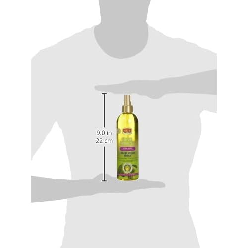 African Pride Braid Sheen Extra Spray, 12 Ounce