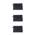 Mesh Cosmetic Bag 3 Size Makeup Bag Set Nylon Waterproof Organizing Bags Purse Organizer Pouches Travel Bags with Zipper (3,Small)