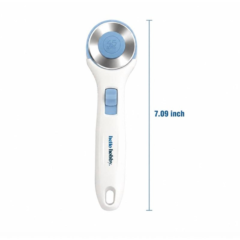 45mm Rotary Cutter for Fabric and Craft Projects with Safety Guard