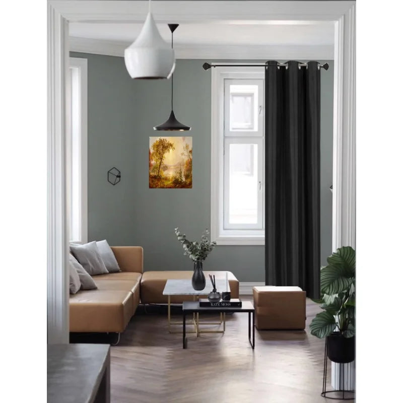 Blackout Window Curtain Drapes Set of 2 - Room Darkening Grommet Panels for Bedroom & Living Room