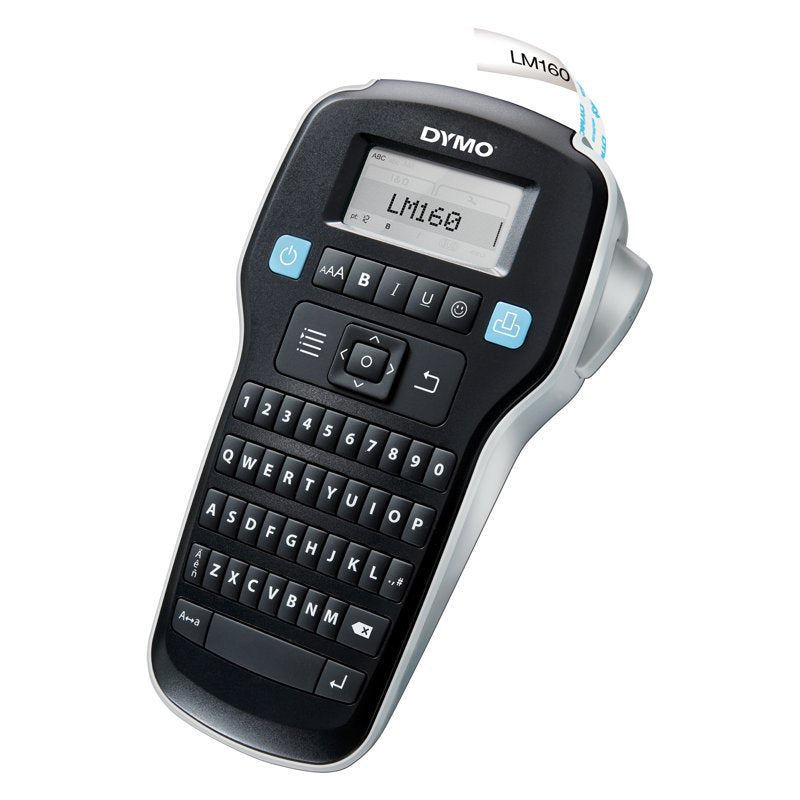 Portable Label Maker with Silver Glitter D1 Tape - DYMO LabelManager 160e