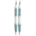 Trim Easy Hold Sure Grip Implements Cuticle Remover/Pusher, Dual Ended, Non Slip, Maximum Grip, V Tip, Cuticle Trimmer, Tool For Manicure & Pedicures, Ergonomic Design, Nail Care Essential (Pack of 2)