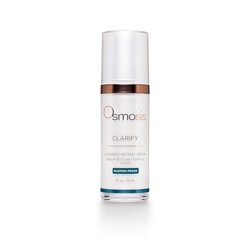 Omsosis CLARIFY Clearing Retinal with Vitamin A Serum, Calms and Soothes, for Acne, Pigmented, Oily, and Blemish-Prone Skin, 1 Fl Oz