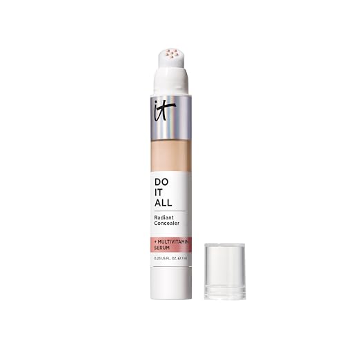 IT Cosmetics Do It All Radiant Concealer ¡©¡©? Makeup Concealer ? Hydrate & Brighten ? Creaseless Medium Coverage & Radiant Finish ¡©¡©? Niacinamide & Hyaluronic Acid - 0.2 Fl Oz