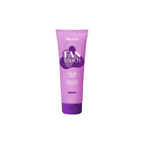 Fanola Fantouch Extra Strong Fluid Hair Gel - Professional Styling Gel for All Hair Types with Long-Lasting Hold & Flake-Free Finish (8.45 Fl oz)