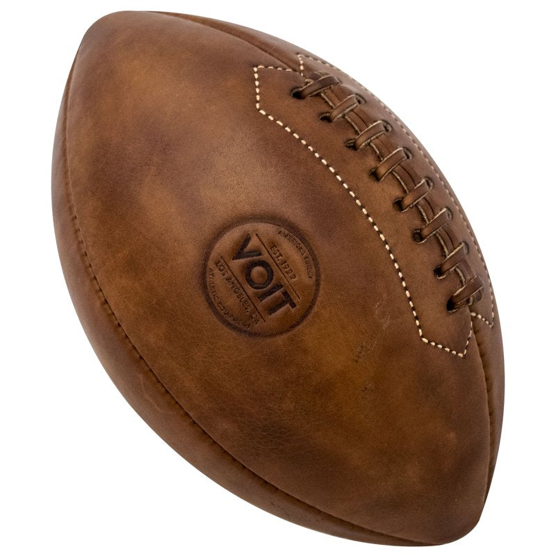 Vintage Leather Football Collectible - Timeless Sporting Heritage