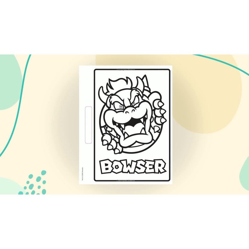 Super Mario Coloring Book with Stickers for Kids Ages 3-7