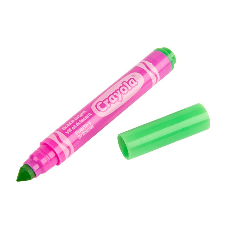Crayola Broad Line Markers Set - 10 Bright & Washable Kids Art Supplies